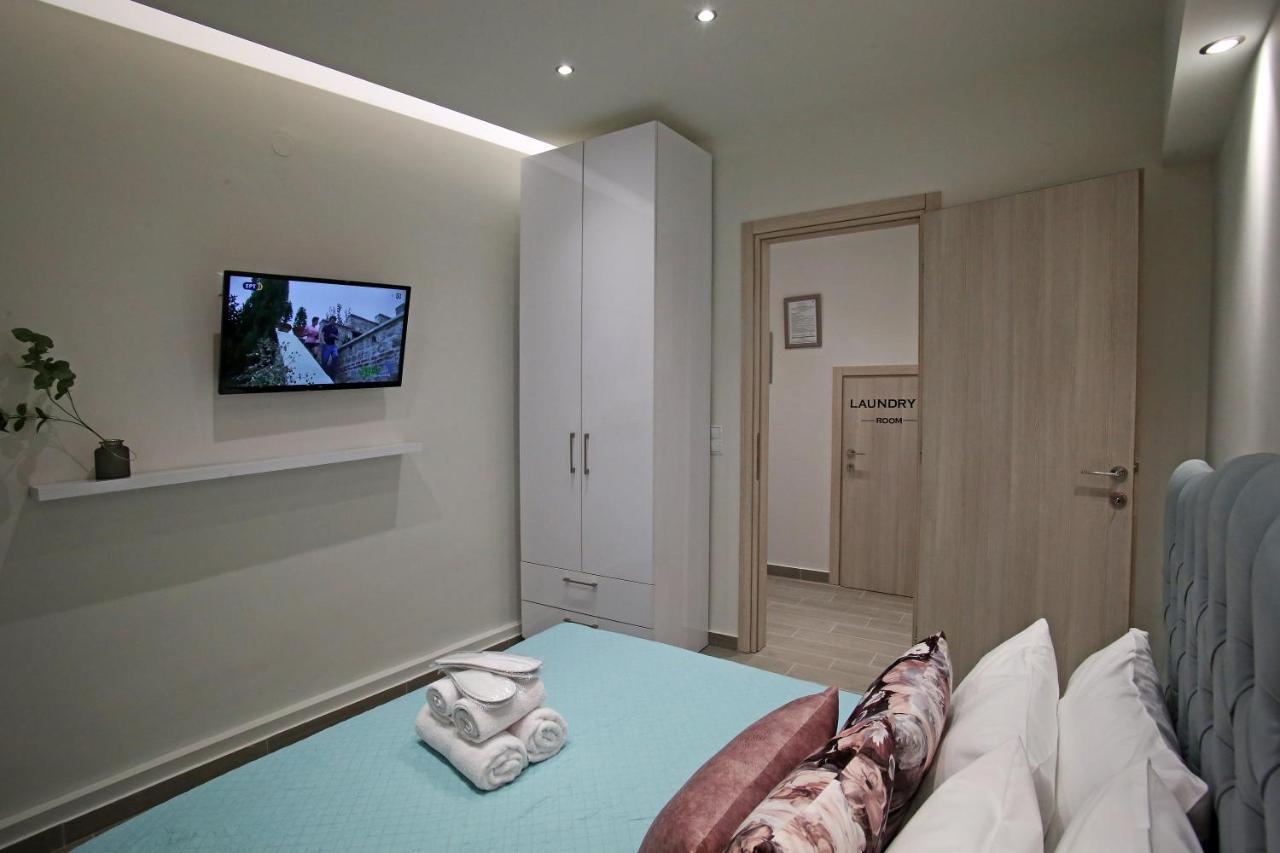 Ferienwohnung Under The Aqueduct Boutique House Kavala Exterior foto