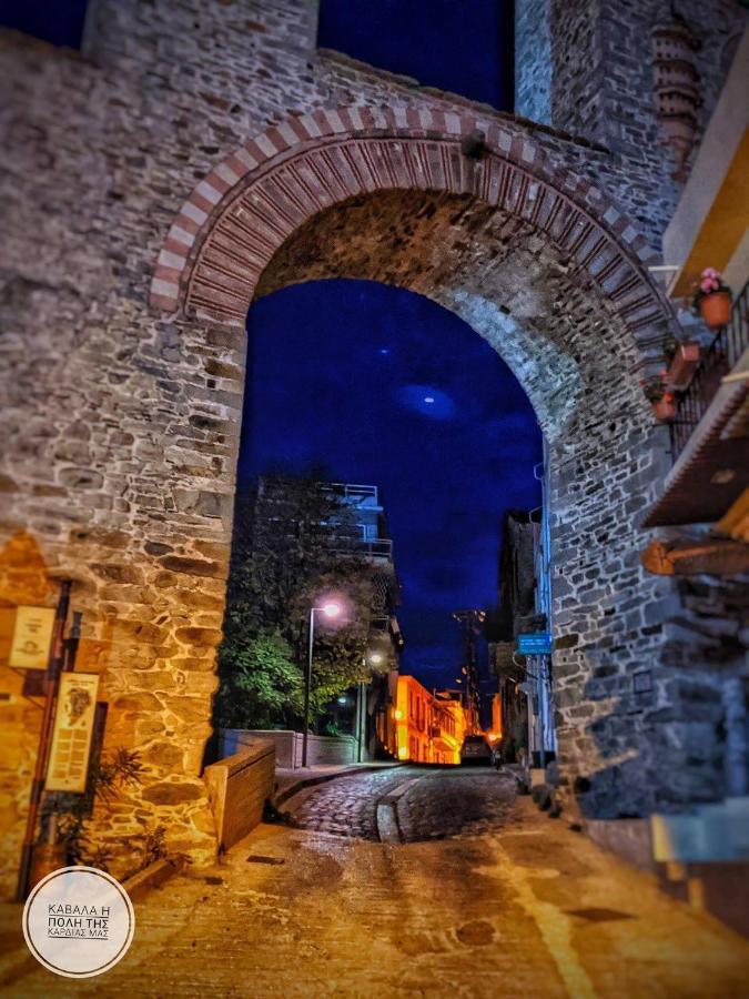 Ferienwohnung Under The Aqueduct Boutique House Kavala Exterior foto