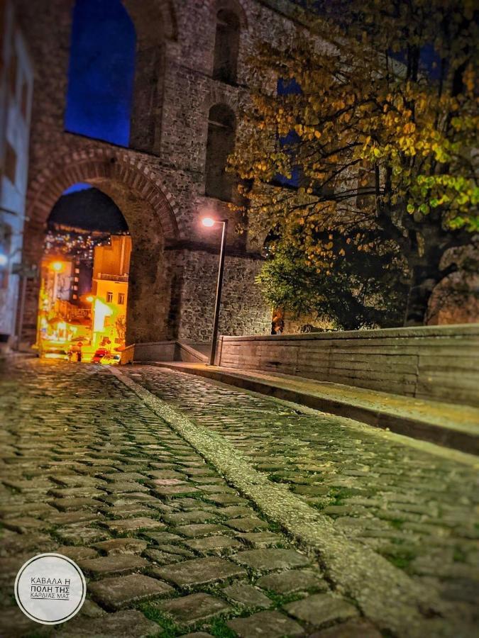 Ferienwohnung Under The Aqueduct Boutique House Kavala Exterior foto